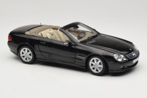 Mercedes SL R129 Nero Minichamps 1:18 B66962171 Pressofusione — immagine 8 di 11