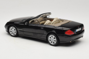 Mercedes SL R129 Nero Minichamps 1:18 B66962171 Pressofusione — immagine 9 di 11