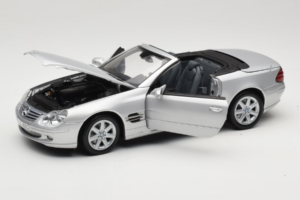 Mercedes SL R129 Argento Minichamps 1:18 B66962133 Pressofusione — immagine 2 di 10