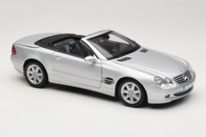 Mercedes SL R129 Argento Minichamps 1:18 B66962133 Pressofusione — immagine 8 di 10