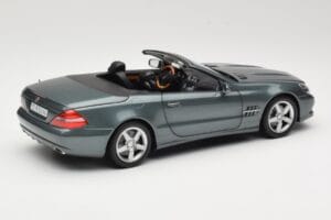 Mercedes SL R230 Amiant Green Minichamps 1:18 B66962389 Pressofusione — immagine 3 di 8