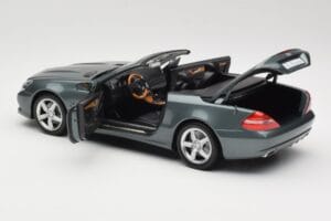 Mercedes SL R230 Amiant Green Minichamps 1:18 B66962389 Pressofusione — immagine 5 di 8