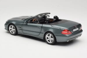 Mercedes SL R230 Amiant Green Minichamps 1:18 B66962389 Pressofusione — immagine 7 di 8