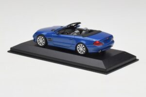 Mercedes SL R230 Tanzanite Blu Minichamps 1:43 B66962250 Pressofusione — immagine 3 di 4