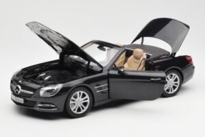 Mercedes SL R231 Magnetite Nero Metallizzato Norev 1:18 B66960107 Pressofusione — immagine 2 di 9