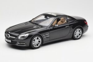 Mercedes SL R231 Magnetite Nero Metallizzato Norev 1:18 B66960107 Pressofusione — immagine 3 di 9