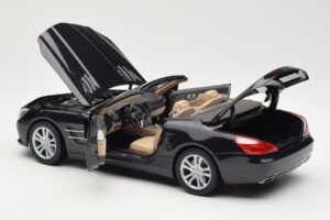 Mercedes SL R231 Magnetite Nero Metallizzato Norev 1:18 B66960107 Pressofusione — immagine 6 di 9