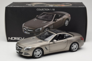 Mercedes SL500 R231 Dark Grey Matt Norev 1:18 183590 Pressofusione — immagine 9 di 9