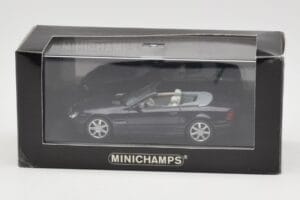 Mercedes SL500 R129 Dark Blue Metallic Minichamps 1:43 SL001 Pressofusione — immagine 4 di 4