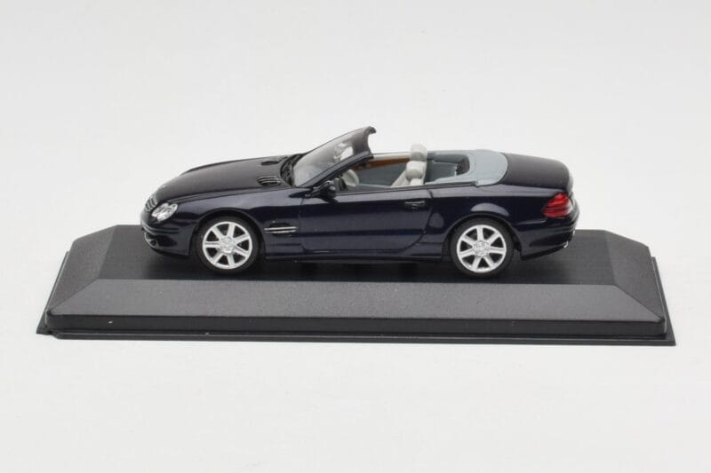 Mercedes SL500 R129 Dark Blue Metallic Minichamps 1:43 SL001 Pressofusione
