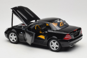 Mercedes SLK R170 230 AMG Nero Minichamps 1:18 B66960004 Pressofusione — immagine 6 di 9
