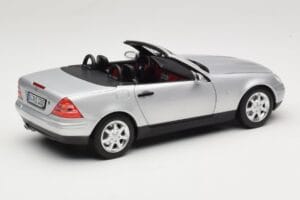 Mercedes SLK R170 Brilliant Silver Norev 1:18 183020 Pressofusione — immagine 3 di 9
