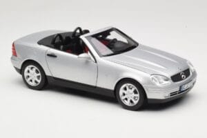 Mercedes SLK R170 Brilliant Silver Norev 1:18 183020 Pressofusione — immagine 7 di 9