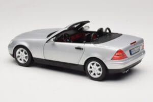 Mercedes SLK R170 Brilliant Silver Norev 1:18 183020 Pressofusione — immagine 8 di 9