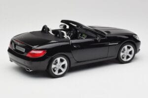 Mercedes SLK R172 Magnetite Nero Minichamps 1:18 B66960514 Pressofusione — immagine 3 di 8