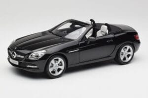 Mercedes SLK R172 Magnetite Nero Minichamps 1:18 B66960514 Pressofusione