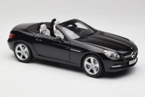 Mercedes SLK R172 Magnetite Nero Minichamps 1:18 B66960514 Pressofusione — immagine 6 di 8