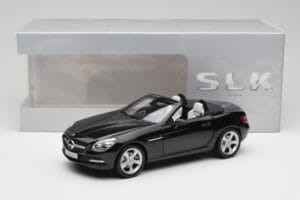 Mercedes SLK R172 Magnetite Nero Minichamps 1:18 B66960514 Pressofusione — immagine 8 di 8