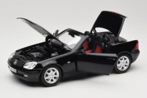 Mercedes SLK200 R170 Nero Norev 1:18 B66040714 Pressofusione — immagine 2 di 9