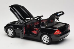 Mercedes SLK200 R170 Nero Norev 1:18 B66040714 Pressofusione — immagine 6 di 9
