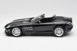Mercedes SLR McLaren Roadster R199 Crystal Galaxit Nero Minichamps 1:18 B66961004 Pressofusione — immagine 4 di 8