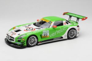 Mercedes AMG SLS C197 GT3 MS Racing #22 V. Sigacev / C. Stoll ADAC GT Masters 2011 Minichamps 1:18 151113102 Pressofusione