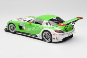 Mercedes AMG SLS C197 GT3 MS Racing #22 V. Sigacev / C. Stoll ADAC GT Masters 2011 Minichamps 1:18 151113102 Pressofusione — immagine 5 di 6