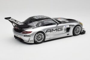 Mercedes AMG SLS C197 GT3 Team AMG China #96 M. Hakkinen / C. Cheng Zhuhai 6th 2011 Minichamps 1:18 151113196 Pressofusione — immagine 2 di 6