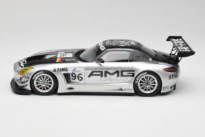 Mercedes AMG SLS C197 GT3 Team AMG China #96 M. Hakkinen / C. Cheng Zhuhai 6th 2011 Minichamps 1:18 151113196 Pressofusione — immagine 3 di 6