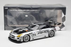 Mercedes AMG SLS C197 GT3 Team AMG China #96 M. Hakkinen / C. Cheng Zhuhai 6th 2011 Minichamps 1:18 151113196 Pressofusione — immagine 6 di 6