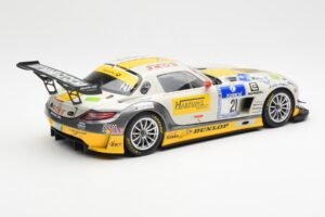 Mercedes SLS AMG GT3 #21 Rowe Racing Arnold / Roloff / Seyffarth / Jäger ADAC 24 Hours Nürburgring 2013 Minichamps 1:18 15113 — immagine 2 di 6