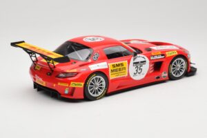 Mercedes SLS AMG GT3 #35 T. Heyer / T. Jager 24 Hours of Spa 2011 Minichamps 1:18 B66960196 Pressofusione — immagine 2 di 6