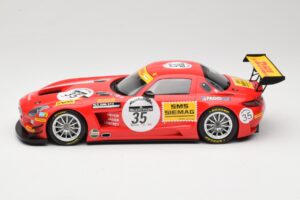 Mercedes SLS AMG GT3 #35 T. Heyer / T. Jager 24 Hours of Spa 2011 Minichamps 1:18 B66960196 Pressofusione — immagine 3 di 6