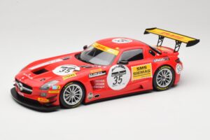 Mercedes SLS AMG GT3 #35 T. Heyer / T. Jager 24 Hours of Spa 2011 Minichamps 1:18 B66960196 Pressofusione