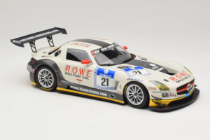 Mercedes SLS AMG GT3 #21 Rowe Racing M. Zehe / M. Hartung ADAC 24h Nurburgring 2012 Minichamps 1:18 151123121 Pressofusione — immagine 4 di 6