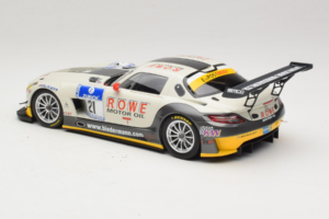 Mercedes SLS AMG GT3 #21 Rowe Racing M. Zehe / M. Hartung ADAC 24h Nurburgring 2012 Minichamps 1:18 151123121 Pressofusione — immagine 5 di 6