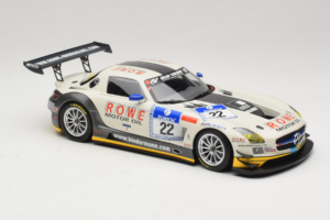 Mercedes SLS AMG GT3 #22 Rowe Racing R. Graf / M. Seyffarth ADAC 24h Nurburgring 2012 Minichamps 1:18 151123122 Pressofusione — immagine 4 di 6