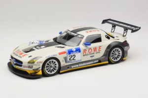 Mercedes SLS AMG GT3 #22 Rowe Racing R. Graf / M. Seyffarth ADAC 24h Nurburgring 2012 Minichamps 1:18 151123122 Pressofusione