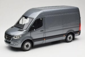 Mercedes Sprinter W907 Furgone Selenite Grey Metallic Norev 1:18 B66004163 Pressofusione