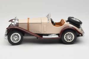 Mercedes SSK Beige & Rosso Scuro Bburago 1:18 3009-M4 Pressofusione — immagine 3 di 6