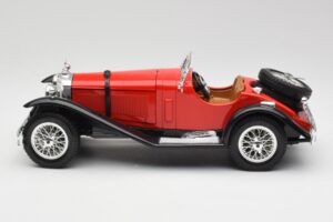 Mercedes SSK Rosso & Nero Bburago 1:18 3009-M1 Pressofusione — immagine 3 di 6