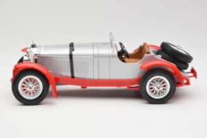 Mercedes SSK Argento & Rosso Bburago 1:18 3009-M2 Pressofusione — immagine 3 di 6