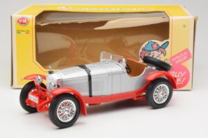 Mercedes SSK Argento & Rosso Bburago 1:18 3009-M2 Pressofusione — immagine 6 di 6