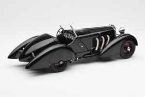 Mercedes SSK Trossi The Black Prince CMC 1:18 M-225 Pressofusione — immagine 2 di 6