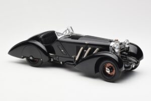 Mercedes SSK Trossi The Black Prince CMC 1:18 M-225 Pressofusione — immagine 4 di 6