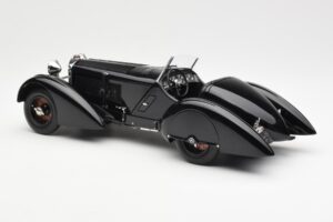 Mercedes SSK Trossi The Black Prince CMC 1:18 M-225 Pressofusione — immagine 5 di 6