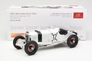 Mercedes SSKL #12 O. Merz German GP 1931 CMC 1:18 M-189 Pressofusione — immagine 6 di 6