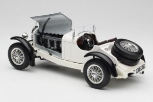 Mercedes SSKL Bianco Bburago 1:18 3002 Pressofusione — immagine 5 di 8