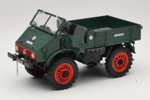 Mercedes Unimog 401 Verde Schuco 1:18 135 Pressofusione — immagine 2 di 8