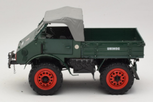 Mercedes Unimog 401 Verde Schuco 1:18 135 Pressofusione — immagine 4 di 8